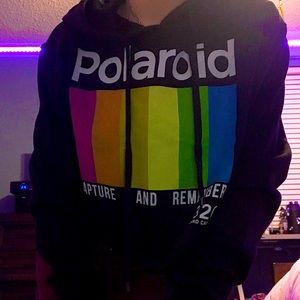 polaroid hoodie